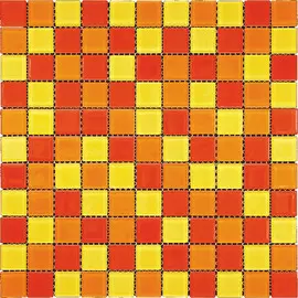 Мозаика из стекла Natural CPM-07 многоцветная 30x30