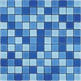 Мозаика из стекла Natural CPM-13 многоцветная 30x30