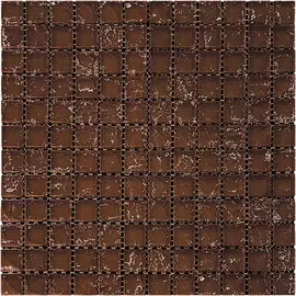 Мозаика из стекла Natural ICE-2368 коричневая 29.8х29.8
