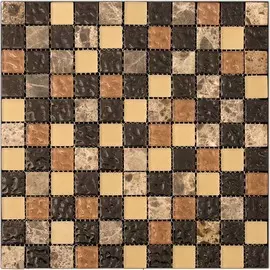 мозаика из стекла natural msd-010 многоцветная 30x30
