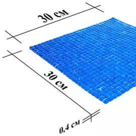 мозаика стеклянная 30*30 vidromar синий vpc-011