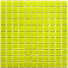 Мозаика стеклянная 30х30 sun glass желтый