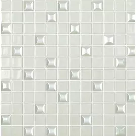 Мозаика Vidrepur №100 EDNA White 31,7*31,7 на сетке
