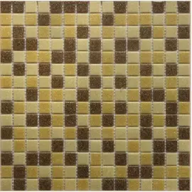 Мозайка стеклянная LV-MG028 327*327 коричневый микс