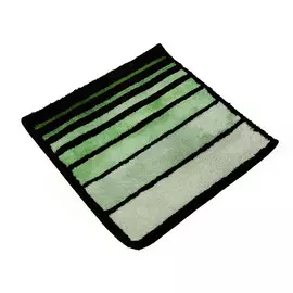 Мягкий коврик для ванной комнаты 70x70 см Barra green