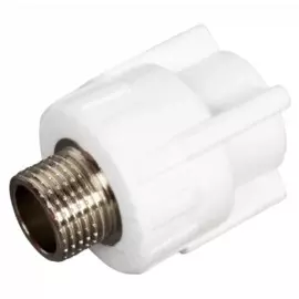 муфта pn25 комбинированная, наруж. резьба d20х1/2" ростерм 100013494