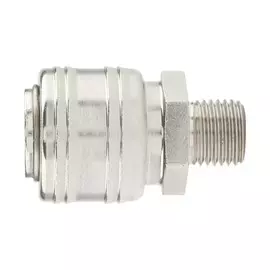 муфта универсальная быстросъемная ("мама"), 3/8", внешняя резьба, 2 шт. stels 57057