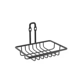 мыльница для ванной решетчатая fresh fora чёрная for-fr034bl