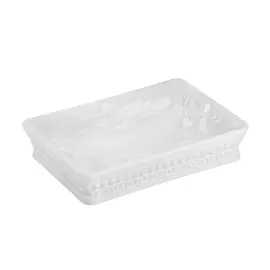 мыльница настольная fs-36w бел пластик