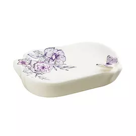Мыльница настольная керамика, Butterfly