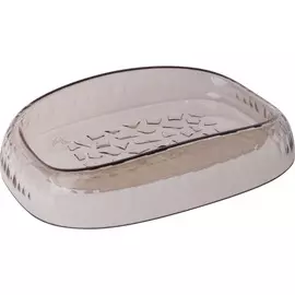 мыльница natural stone branq пластик бежевый прозрачный bq1217бжпр