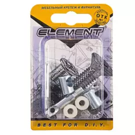 набор №5 для стяжки фасада для дсп 18мм, 2шт element 80850