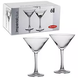 Набор бокалов для мартини 6шт 204мл IMPERIAL PLUS PSB 44919