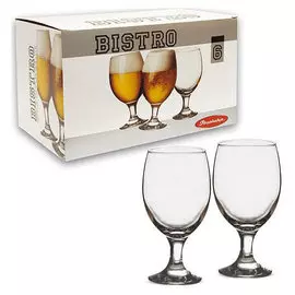 Набор бокалов для пива 6шт 330мл BISTRO БОР PSB44417