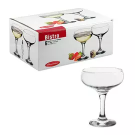 Набор бокалов для шампанского 6шт 260мл БИСТРО (г. Бор) PSB 44136