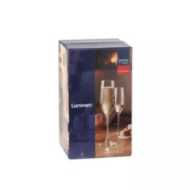 набор бокалов время дегустаций шампань 4шт 160мл