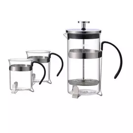 Набор чайно-кофейный Bekker De Luxe 3 предмета френч-пресс 800/200мл BK-372