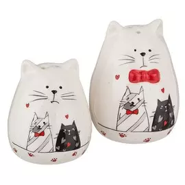 Набор для соли и перца 2пр. Кошкин Дом 5,5*5,5*7см 140-102