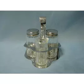 Набор для специй из 3пр на металлической подставке 10*8,5*11см 0190175
