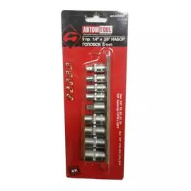 Набор головок У-тип(звезд) 1/4"+3/8"9 предметов У5-У16 Автом Tool