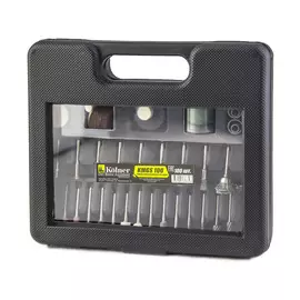 набор гравировальных насадок 100шт в пластиковом кейсе kolner kmgs 100 кн100кмгс