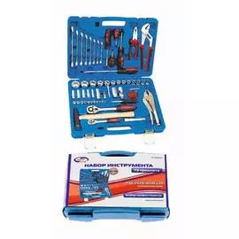 Набор инструмента 72 предм. 1/2" 1/4"DR, CrV "AUTOVIRAZH" AV-212072