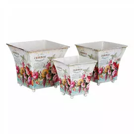 Набор кашпо из 3-х шт 17,5*16,5/15*15,5/12,5*13,5см 736-141