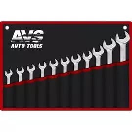 Набор ключей гаечных рожковых в сумке (8-32 мм) (11 предметов) AVS K1N11M