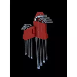 Набор ключей TORX, 9 шт.T10 - T50, средние