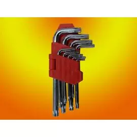 Набор ключей TORX, 9 шт.T10 - T50, стандартные