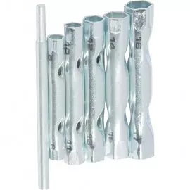 набор ключей трубчатых 8-17мм 5шт с воротком sparta 137405