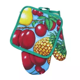 Набор кухонный: прихватка+варежка