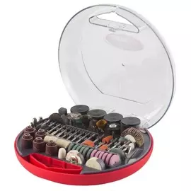 набор мини-насадок зубр для гравировальных машин, 180шт, 35900-h180