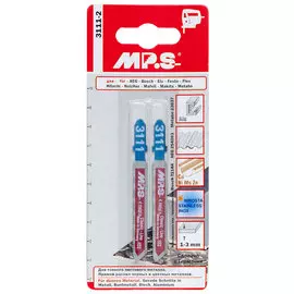 Набор пилок для лобзика 2шт по металлу MPS 3111-2