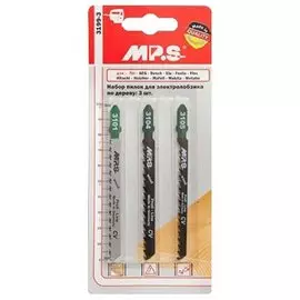 Набор пилок для лобзика 3шт комбинированный T101B, T144D, T244D MPS 3199-3