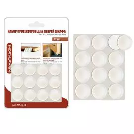 набор протекторов для дверей шкафа "эконом" 12шт multidom ms45-10