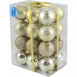 набор шаров 24шт 6см sycb17-279 волшебная страна пластик 003315