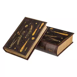 Набор шкатулок из 2шт 34*23*7/26*18*5см 184-006