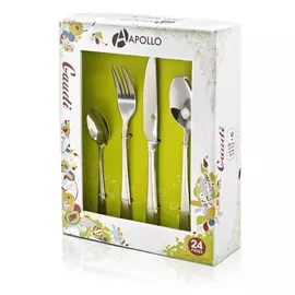 Набор столовых приборов 24 пр. APOLLO Gaudi GDI-24
