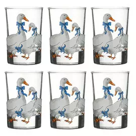 Набор стопок 6шт 55мл Гуси 484-302