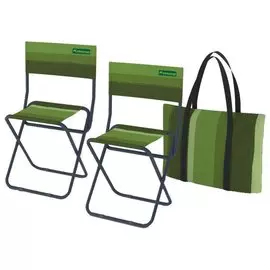 Набор стульев складных 2шт в чехле усиленные ZAGOROD N 202 /green 114