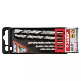 набор сверл по бетону 5шт ударных 4-5-6-8-10 мм,бокс зубр 29140-h5