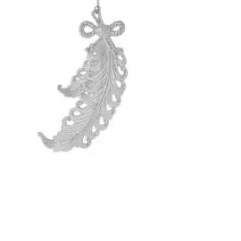 Набор украшений Перо 13см /2шт/ Серебро LS38158R