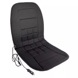 Накидка на сиденье AM007-014 с подогревом (черн ПВХ кож.зам.)