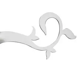 Наконечник 20.105.590 завиток плоский серебро