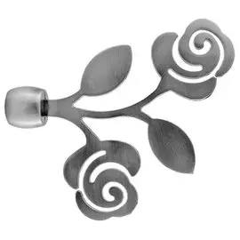 наконечник d16 ост роза, сталь /2шт/