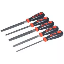 Напильник по металлу с ручкой круглый 150мм №2 (АвтоDело) (40463)