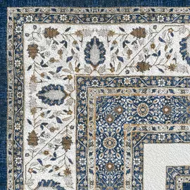 Напольная плитка Rahat 61х61 Контур Угол Синий