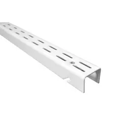 Направляющая навесная двухрядная 1200мм, цвет белый