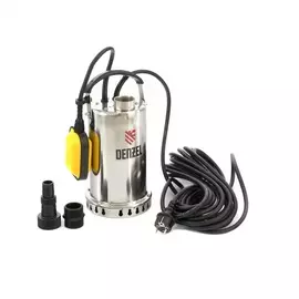 насос дренажный dp600x, 600 вт, подъем 7,5 м, 8500 л/ч denzel